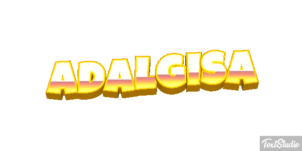 Adalgisa Text effect