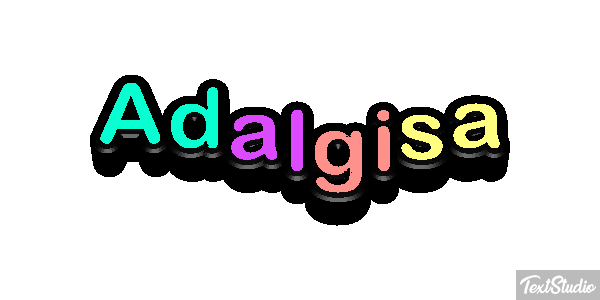 Adalgisa Text effect