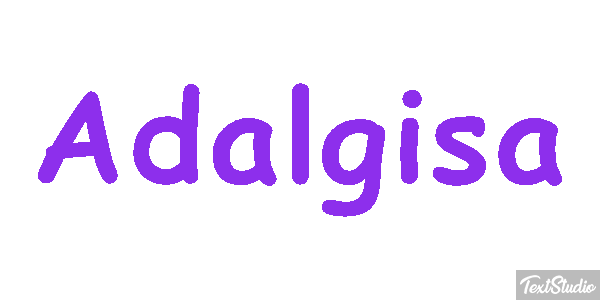 Adalgisa Text effect