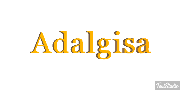 Adalgisa Text effect