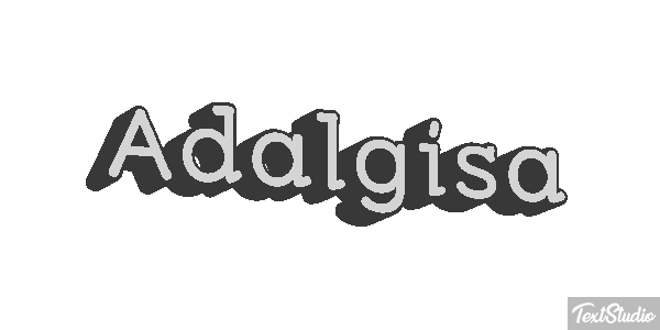 Adalgisa Text effect