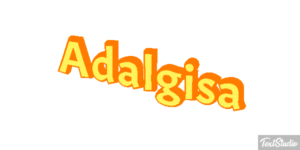 Adalgisa Text effect