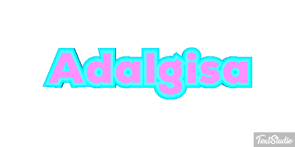 Adalgisa Text effect