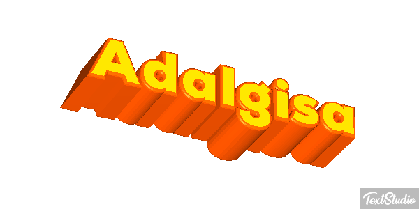 Adalgisa Text effect