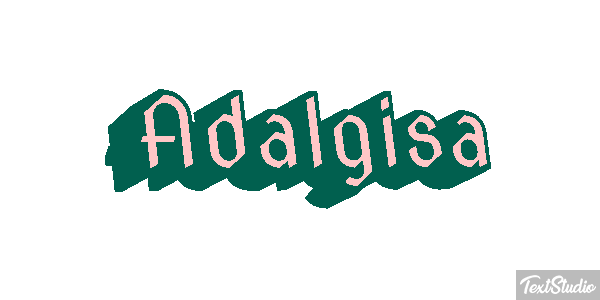 Adalgisa Text effect