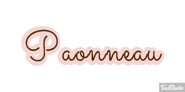 Paonneau Effet de texte