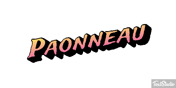Paonneau Effet de texte