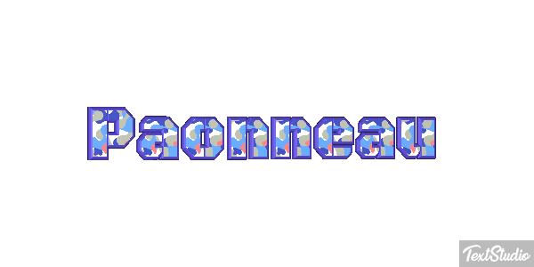 Paonneau Effet de texte