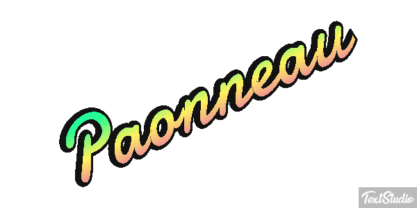 Paonneau Effet de texte