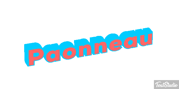 Paonneau Effet de texte