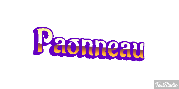 Paonneau Effet de texte