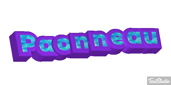 Paonneau Effet de texte