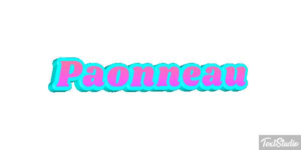 Paonneau Effet de texte