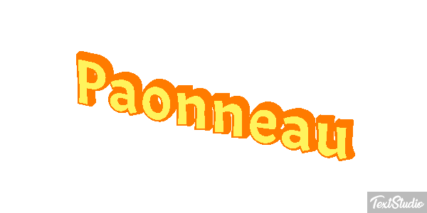 Paonneau Effet de texte