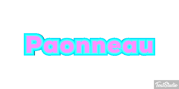 Paonneau Effet de texte