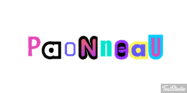 Paonneau Effet de texte