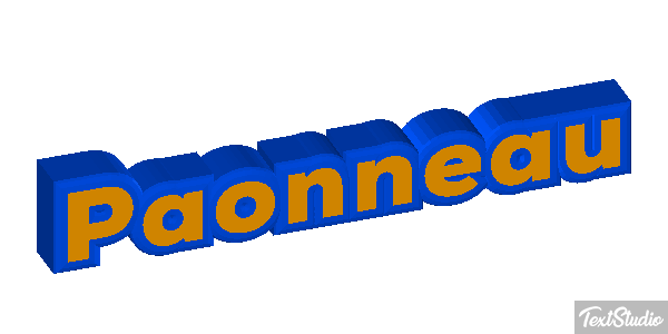 Paonneau Effet de texte
