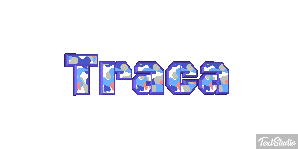 Traça Tekst effect