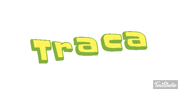 Traça Tekst effect