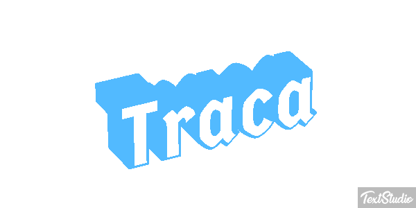 Traça Tekst effect