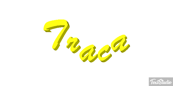 Traça Tekst effect