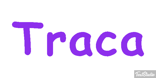 Traça Tekst effect