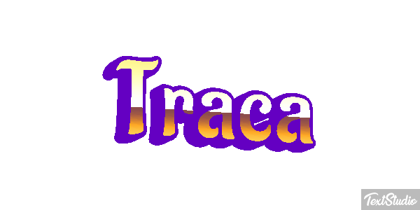 Traça Tekst effect