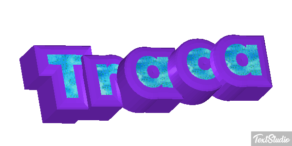 Traça Tekst effect