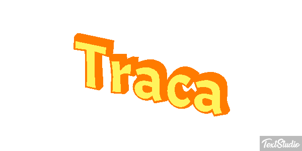 Traça Tekst effect