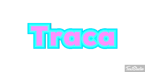 Traça Tekst effect