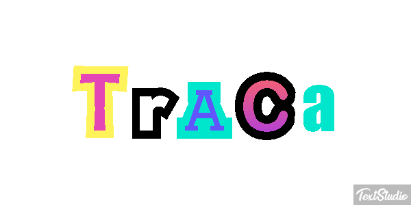 Traça Tekst effect