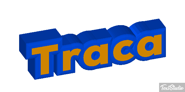 Traça Tekst effect