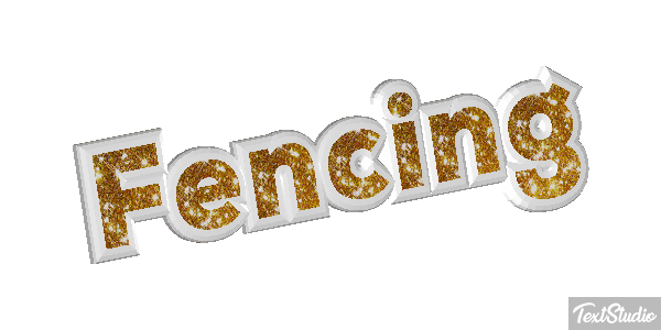 Fencing Text effect