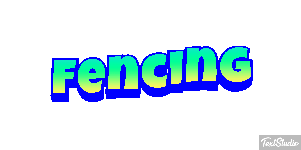 Fencing Text effect