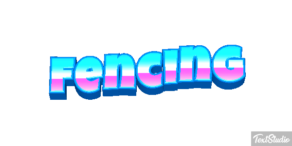 Fencing Text effect