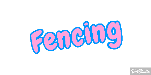 Fencing Text effect