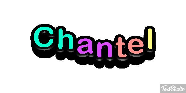 Chantel Efeito do texto