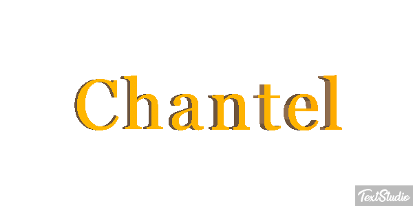 Chantel Efeito do texto