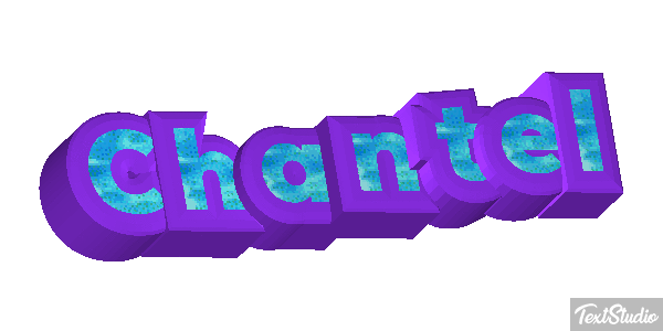 Chantel Efeito do texto