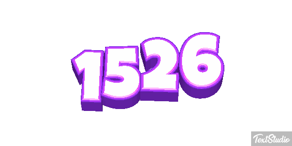 1526 Tekst effect