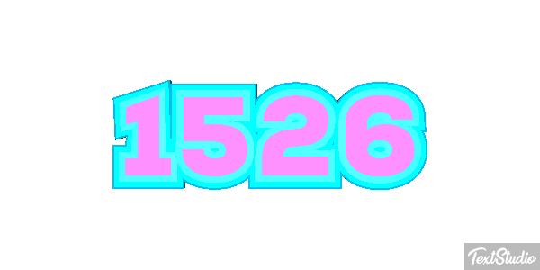 1526 Tekst effect