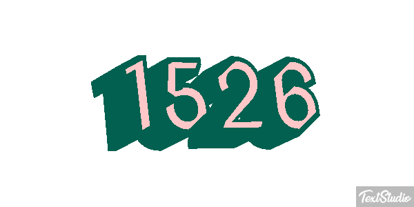 1526 Tekst effect