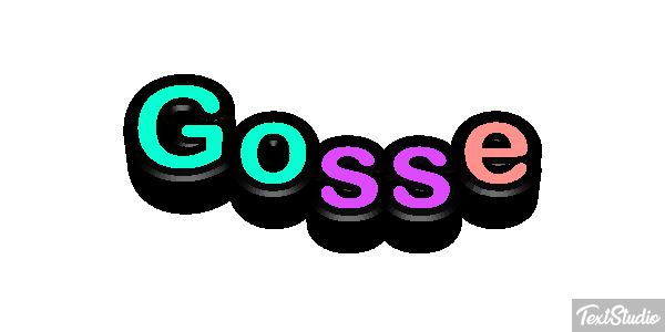 Gosse Effet de texte