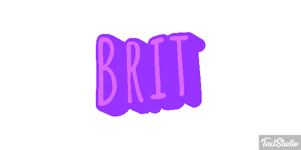 Brit Text effect