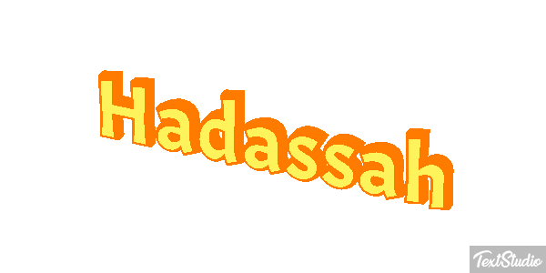 Hadassah Effet de texte