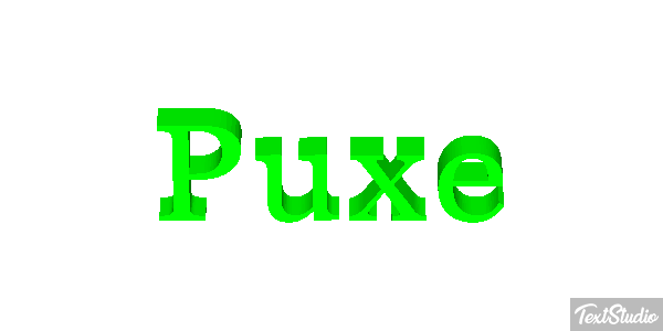 Puxe Efeito do texto